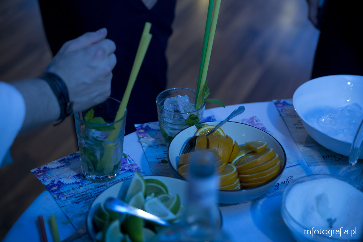 fotgrafia drinków na weselu